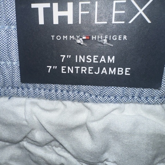 Men’s new THFlex Tommy Hilfiger elastic size XL waist shorts 7” inseam - Picture 4 of 5